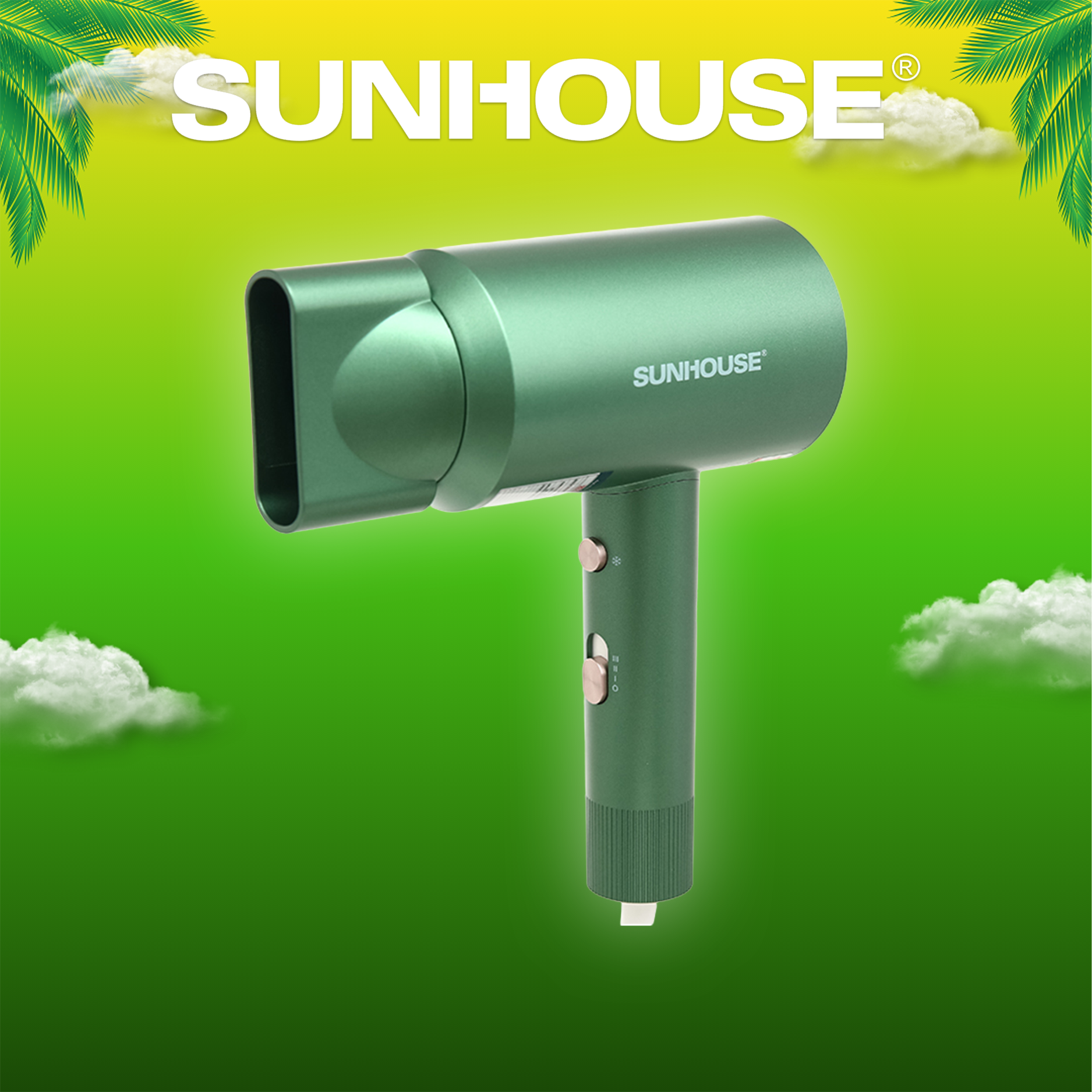 Máy sấy tóc sunhouse shd2315b - bảo hành chính hãng 12 tháng