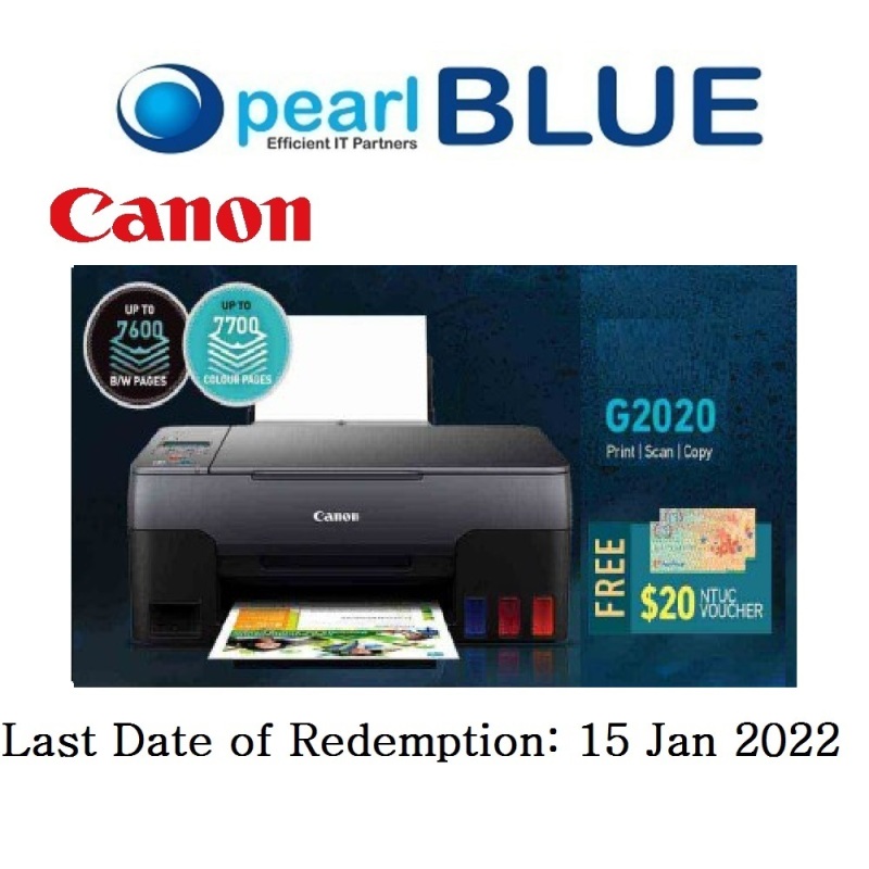 Canon PIXMA G2020 | Easy Refillable Ink Tank, All-In-One Printer for High Volume Printing Singapore
