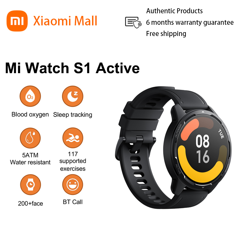 Xiaomi Watch S1 Active 1.43 AMOLED HD display 117 fitness modes All-day health monitoring Smart Watch