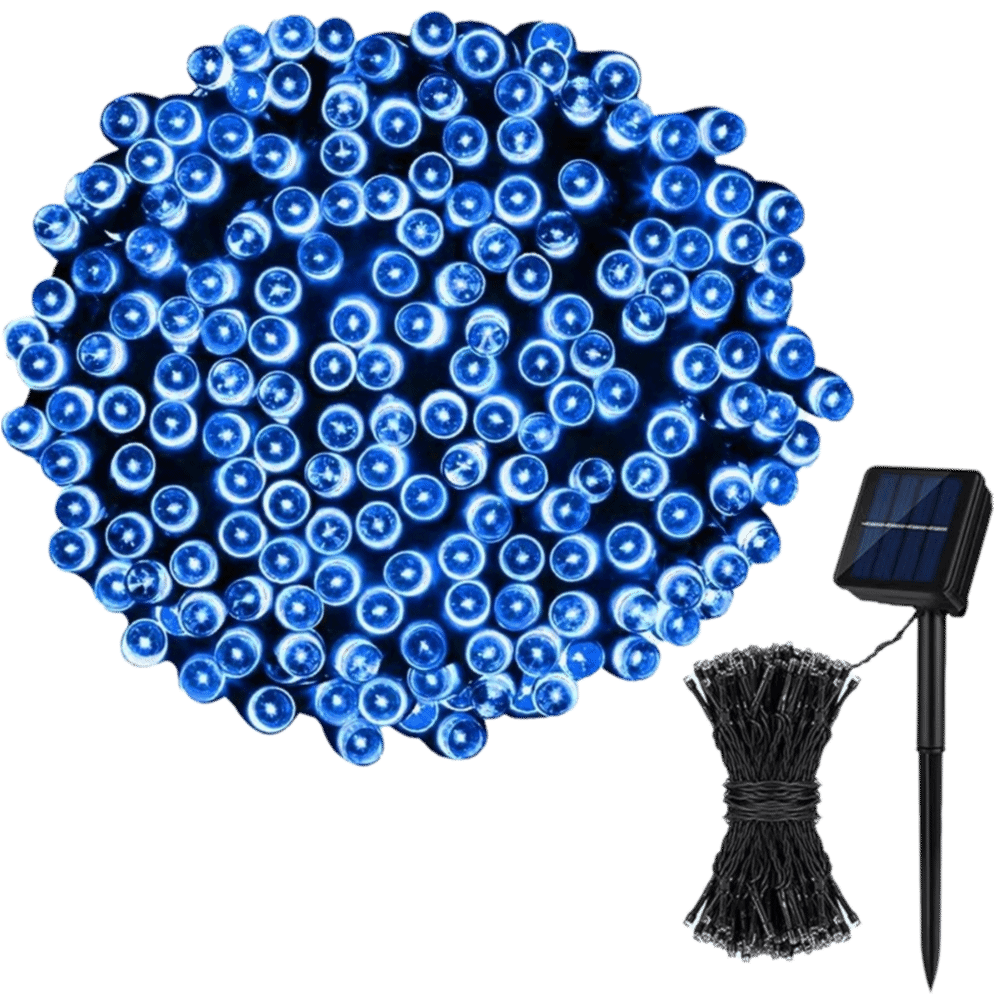 SORROWFULZD 22M/200LED Solar Garden Light Waterproof 8 Lighting Modes Solar LED Light String Twinkle Fairy Lights Multicolor Solar String Light Christmas Decoration