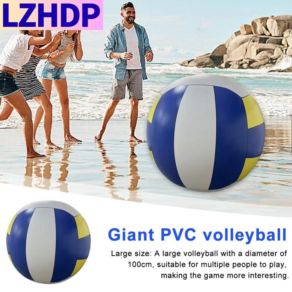 LZHDP ขนาดใหญ่ วอลเลย์บอลชายหาดแบบเป่าลม วัสดุพีวีซี พร็อพแบบโต้ตอบ ลูกบอลชายหาด PVC ลูกบอลกีฬา 0.6-1.5ม วอลเลย์บอลชายหาด ผู้ปกครอง-ลูก ราคา 617 บาท*ส่งฟรี