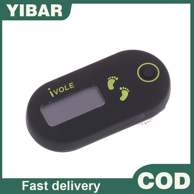 YIBAR เครื่องนับก้าวแบบดิจิตอลแบบพกพา3D เครื่องนับก้าวขนาดเล็กอุปกรณ์กีฬาใช้ออกกำลังกายแบบฟังก์ชันเดียวสำหรับผู้ชายและผู้หญิง ราคา 280 บาท*ส่งฟรี