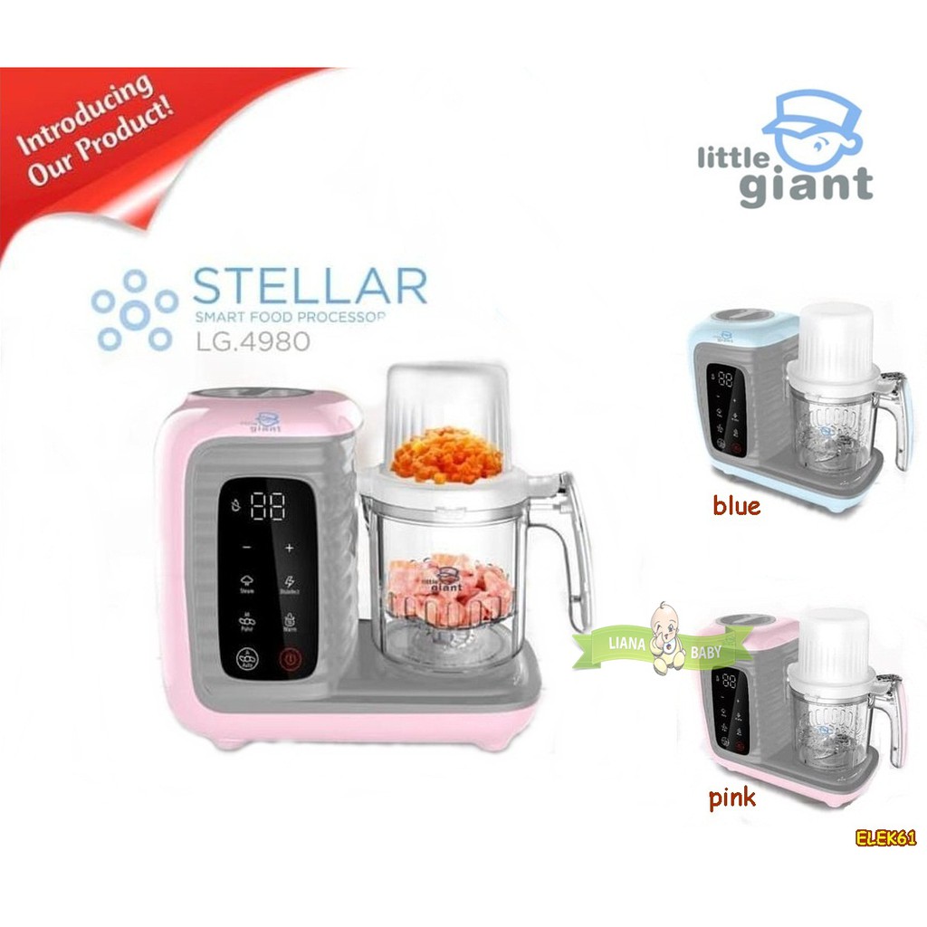 ELEK61 STEAMER DAN PENGHANGAT BOTOL SUSU STELLAR BABY FOOD LITTLE GIANT LG 4980