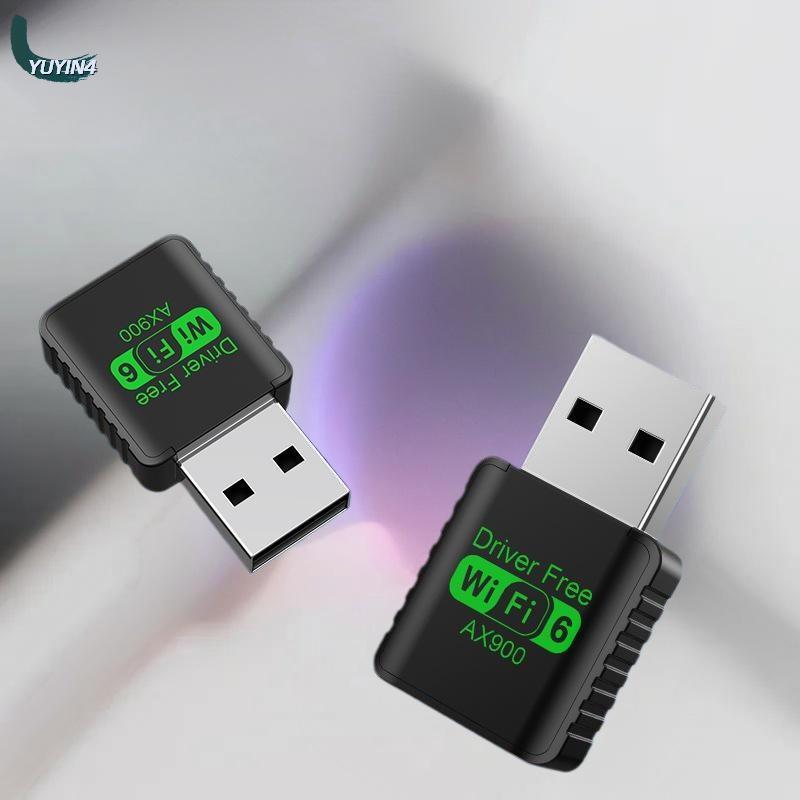 YUYIN4 1 Piece 2in1 Dongle Dual Band 2.4G 5GHz USB Wifi 6 mạng không dây WLAN Receiver driver miễn phí 900Mbps USB Wifi bluetooth adapter