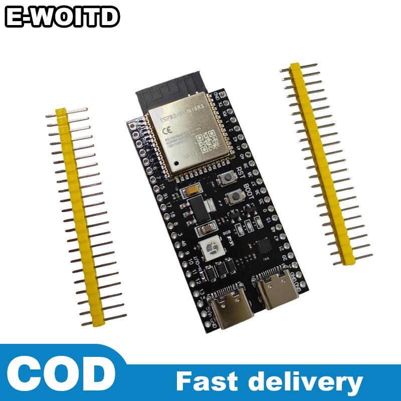 E-WOITD Esp32 S3 Dual Core ban phát triển 2.4 Gam Bluetooth hỗ trợ cho các trường học điện tử giáo dục phòng thí nghiệm thí nghiệm Giá 188,930 Đồng*Miễn phí vận chuyển