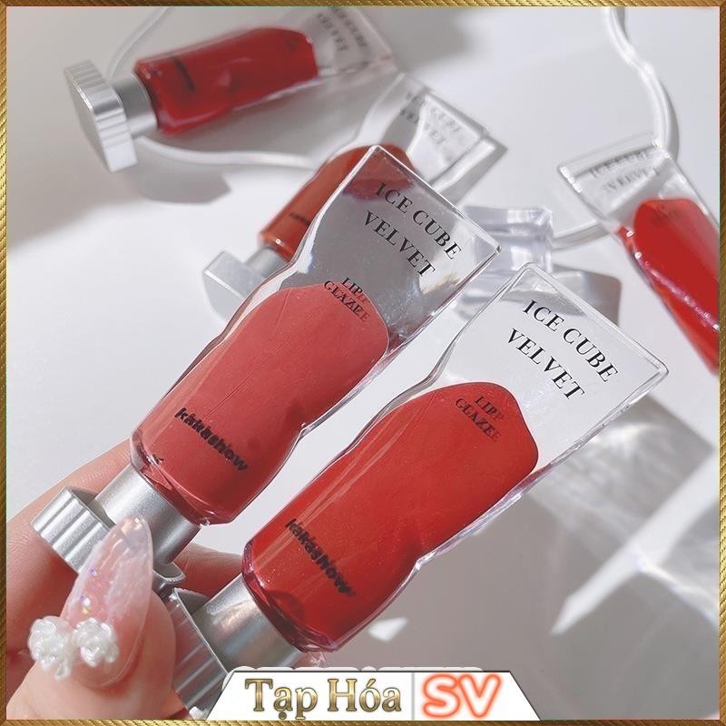 Son bùn chất lì KaKaShow Ice Cube Velvet Lip Glaze Matte