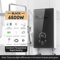 DQQI Water Heater for Shower 6500w Instant Water Heater Electric Heater Shower Hot Water  Heater Shower Inverter