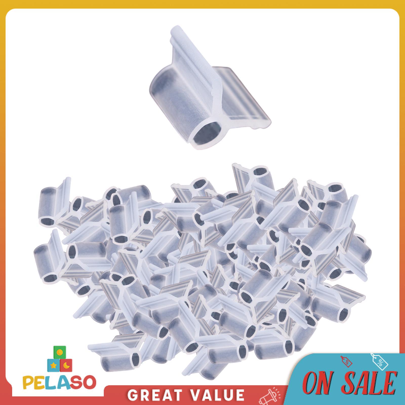 Pelaso 100 chiếc kẹp cây nho Rau kẹp ghép cây hỗ trợ cây vườn làm vườn cho cây dưa chuột rau trong vườn ươm