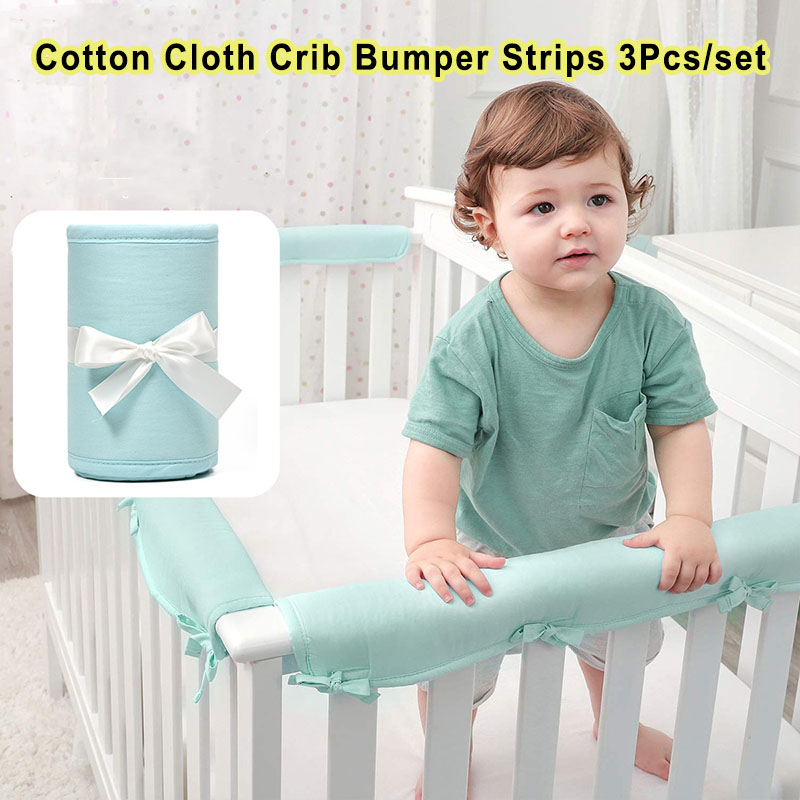 Bông Giường gấp cho bé sơ sinh bội thu quây cũi Dải xung quanh bảo vệ chống va chạm hộ Lan Tôn sóng 