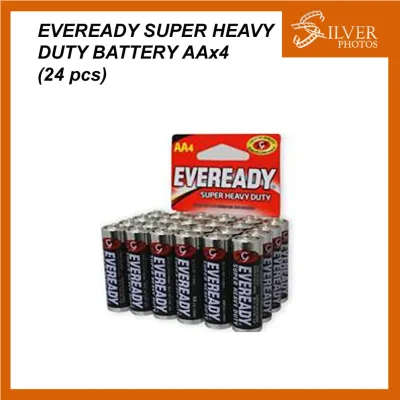 6pks (24pcs) Eveready AA (2A)×4 Super Heavy Duty Battery