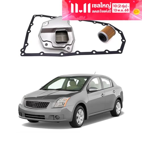 TRANSPEED JF011E RE0F10A CVT Auto Transmission Oil Filter & Oil Pan Gasket Replace 5191890AA 2824A007 31728-1XF02 for NISSAN 2007-2018 ALTIMA JUKE NV200 ROGUE ราคา 849 บาท*ส่งฟรี
