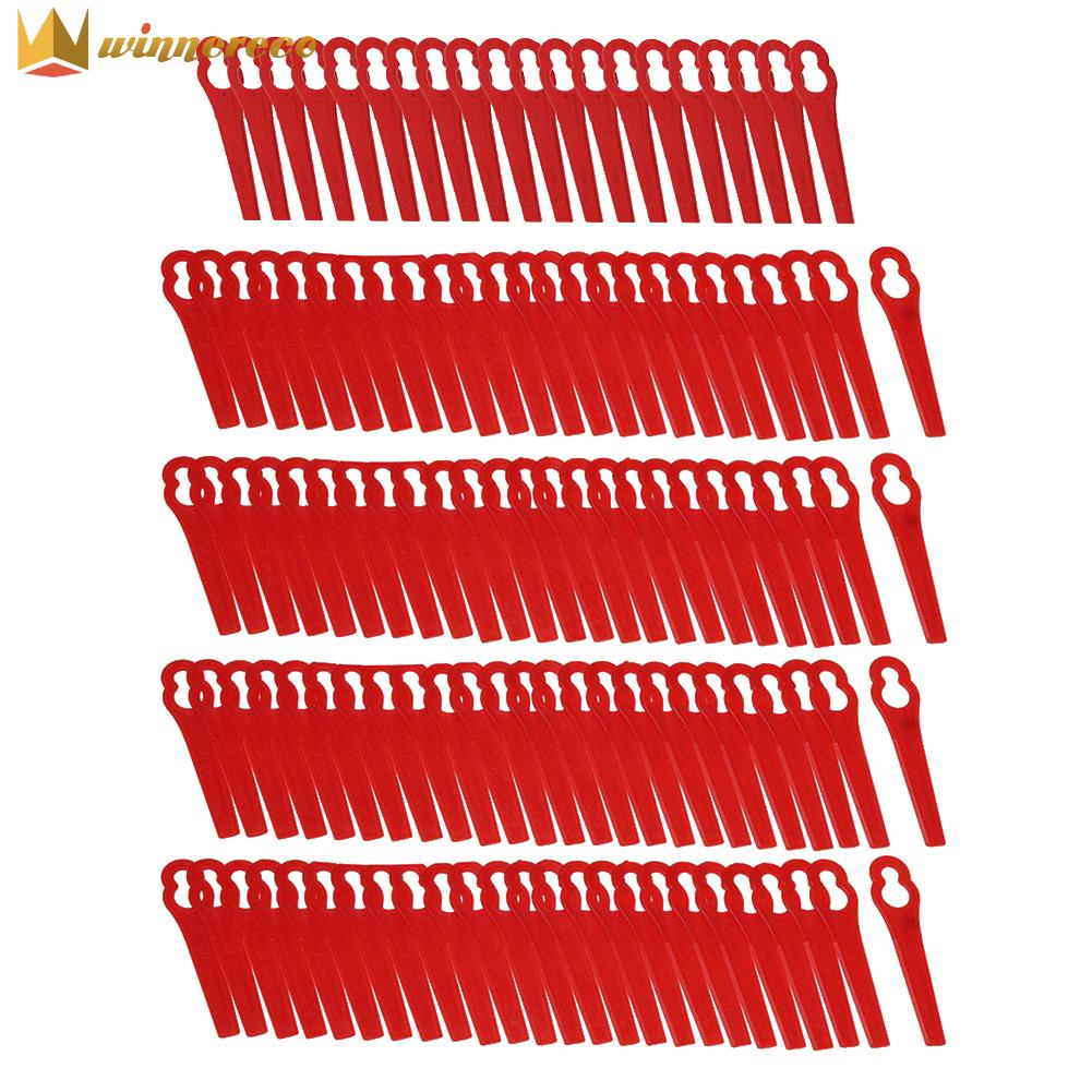 120pcs Strimmer Blades Plastic L90 Cutter Blades Durable Grass Trimming Machine Blade Lawn Trimmer Accessories ราคา 116 บาท*ส่งฟรี