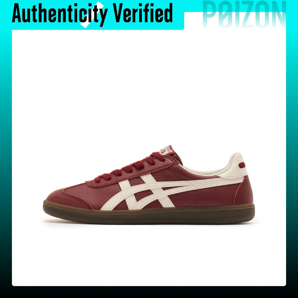รองเท้าผ้าใบ รองเท้าลำลองผู้ชาย Onitsuka Tiger Tokuten Low top Casual รองเท้า Unisex Burgundy 1183B938-600