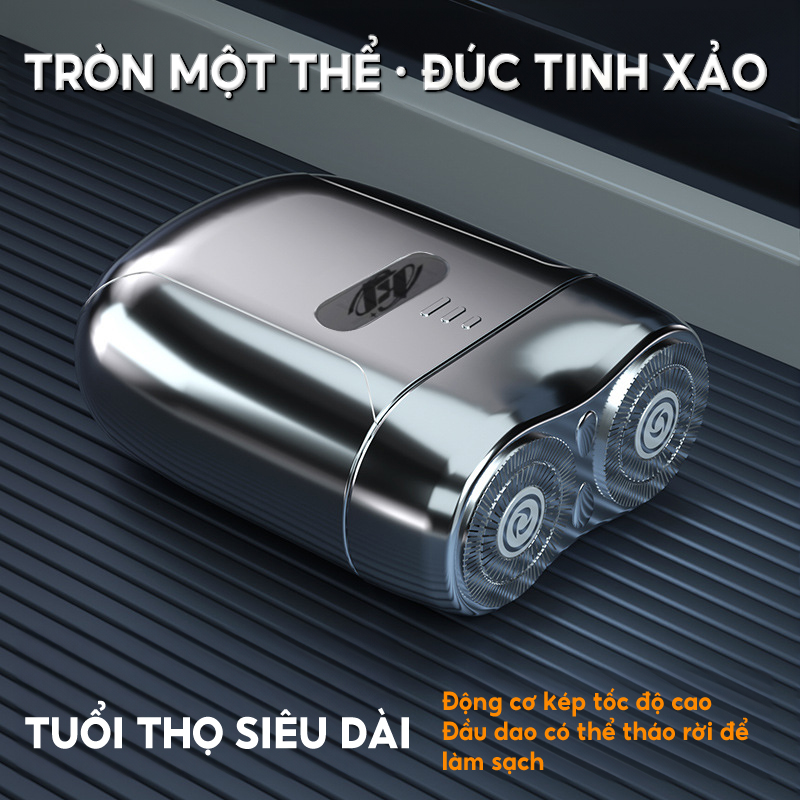 Máy cạo râu kiểu mới máy cạo râu mini máy cạo râu chống thấm nước máy cạo râu nhỏ gọn cầm tay bằng điện hzgha0411