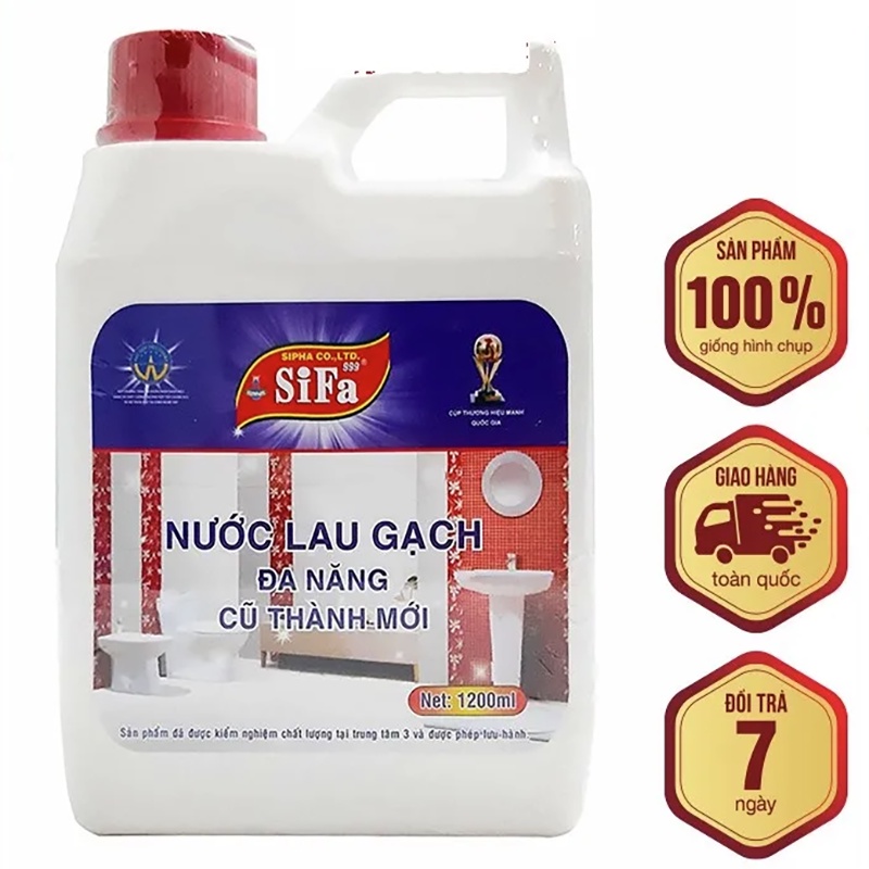 Nước tẩy trắng ron sàn gạch men - làm sạch sàn gạch thiết bị men sứ chính hãng - tẩy xi măng vôi vữa trên bề mặt sàn gạch