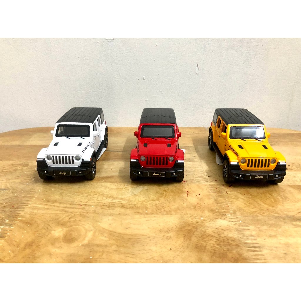 Mô hình xe jeep wrangler rubicon _ tỷ lệ 1:32