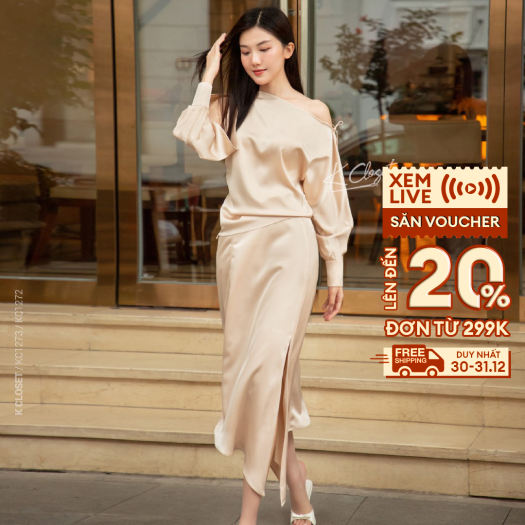 Set áo Sơ Mi Chân Váy Xẻ Tà giá rẻ Tháng 2,2024|BigGo Việt Nam
