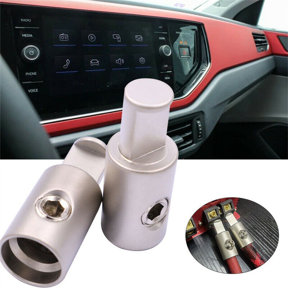 【Thời trang tự động】 nâng cấp Bộ khuếch đại âm thanh xe ô-tô của bạn với bộ giảm điện cực dây nối đất điện 10 Gauge