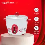 Nồi cơm điện Sharp 1.8 lít KSH-D18V - Giao màu ngẫu nhiên