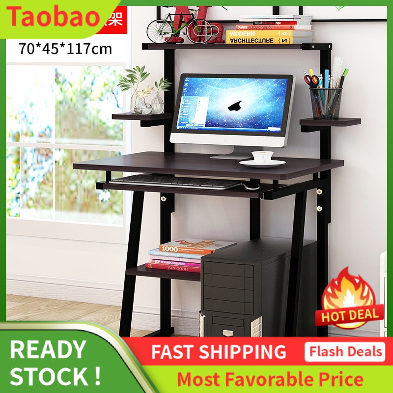 LZD  Bàn Máy Tính Yijiada Bàn Máy Tính Bàn Bàn Gia Dụng Bàn Học Sinh Giá Sách Kết Hợp Bàn Nhỏ Đơn Giản