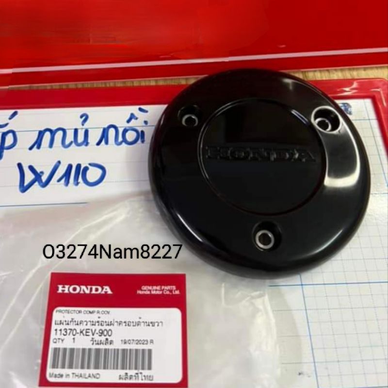 Nắp nhựa lốc nồi côn xe WAVE Thái, Alpha lốc đen zin Honda thái