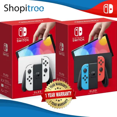 Nintendo Switch OLED Console + 1 Year Local Warranty by Singapore Nintendo Distributor Convergent