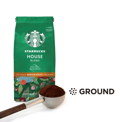 STARBUCKS House Blend – Medium Roast Ground coffee 200g