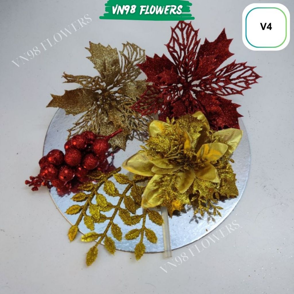 Set Trang Trí Tết Tháp Bánh Tết Trang Trí Tháp Nước Ngọt - VN98 Flowers