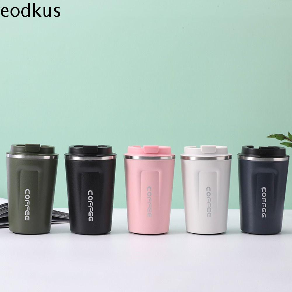 EODKUS Thép không gỉ Cốc giữ nhiệt du lịch Giữ lạnh và nóng 380/510ml Bình cà phê chân không Sáng Tạo Chịu nhiệt Cốc giữ nhiệt cà phê Thể thao ngoài trời