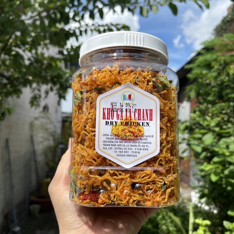 Khô gà xé cay lá chanh loại ngon - giá xưởng