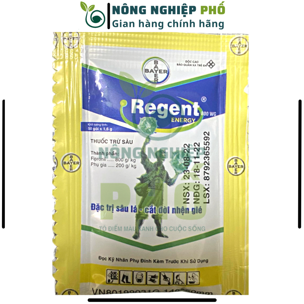 Chế phẩm trừ kiến, gián, mối Fipronil Multiagro hiệu regent 800wg, Chế phẩm diệt côn trùng, sâu khán