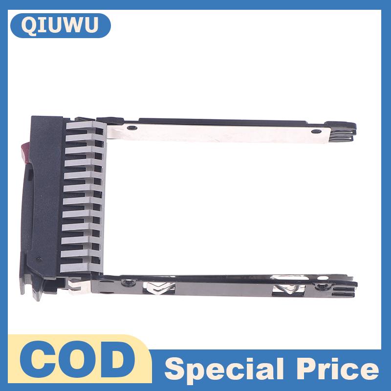 QIUWU 1PC 500223 ổ đĩa Caddy cho 2.5 SAS sata ổ đĩa cứng khay Caddy SLED cho HP ProLiant DL380 G5 G6 G7