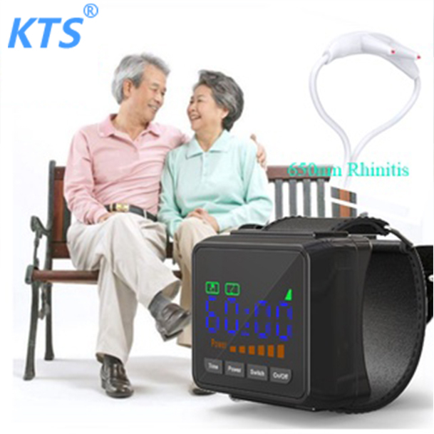 KTS Laser Treatment of Diabetes Watch Anti-inflammatory Sterilization Enhance Immunity High Blood Pressure Cholesterol Rhinitis Red and Blue Light Therapy Device ราคา 3,160 บาท*ส่งฟรี