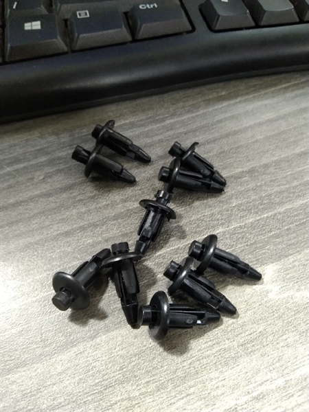 10 chốt nhấn dàn nhựa xe ga 6mm, nút nhấn đồ nhựa