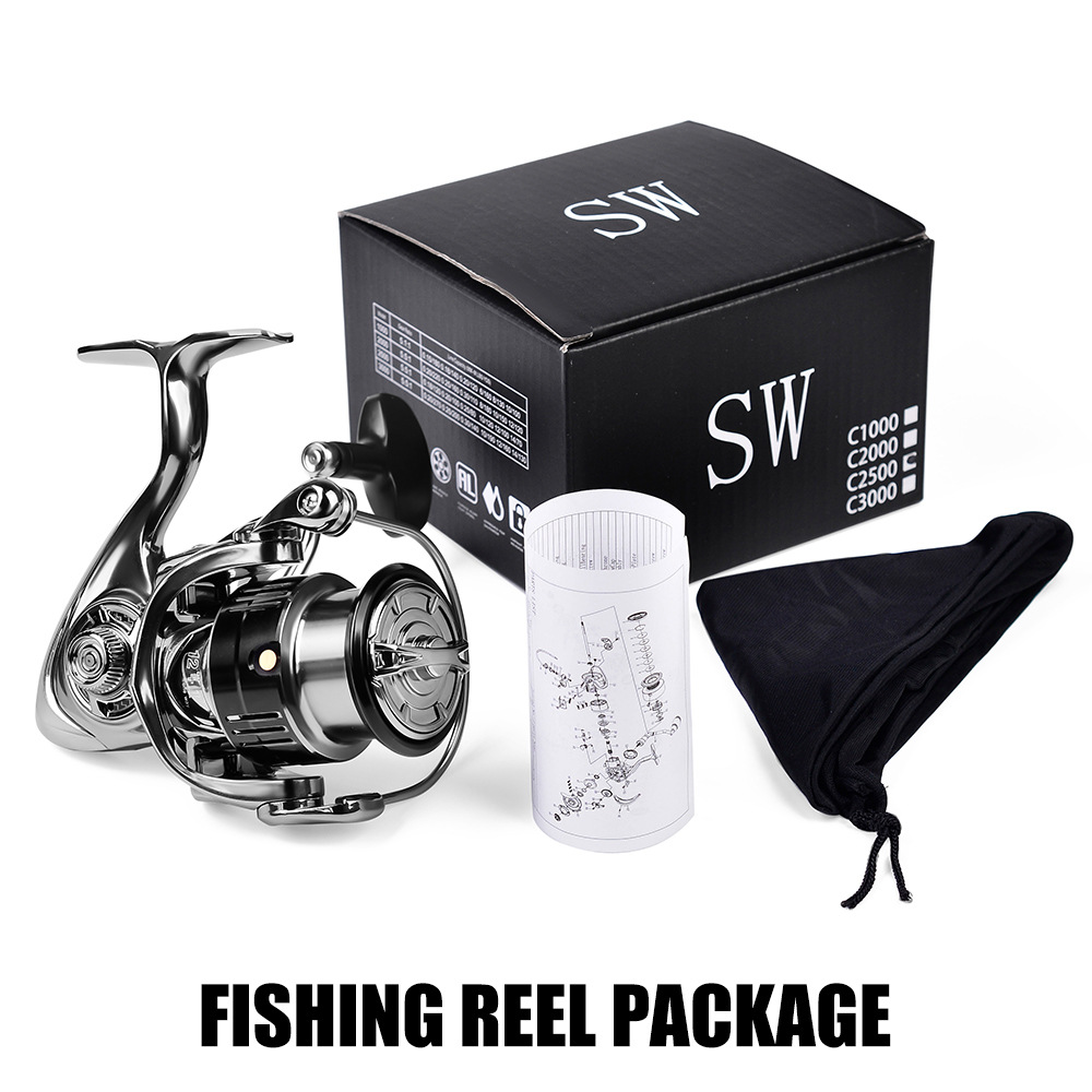 Máy câu cao cấp shimano stella phiên bản probes sw - tay quay xoáy ren cao cấp - sumosti fishing shop