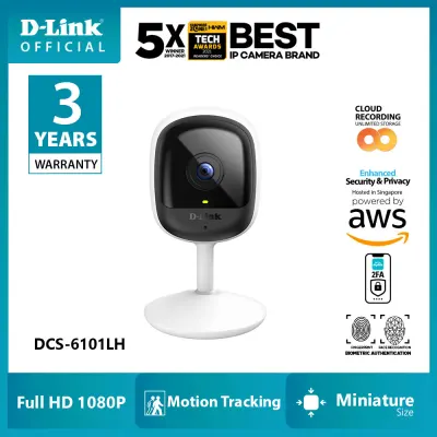 D-Link DCS-6101LH Wide-angle 110° FOV Compact Full HD Wi-Fi Smart Camera
