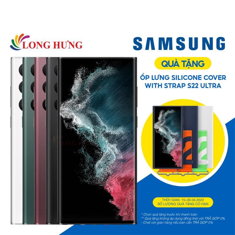 Điện thoại Samsung Galaxy S22 Ultra (8GB/128GB) - Hàng chính hãng - Sản phẩm thuộc phân khúc cao cấp, màn hình sắc nét, 4 camera chất lượng