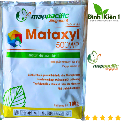 ( combo 2 gói ) Mataxyl 500wp ( metalaxyl 500g/kg ) gói 100gram MAPPACIFIC - hàng xịn trừ NẤM - ( 10