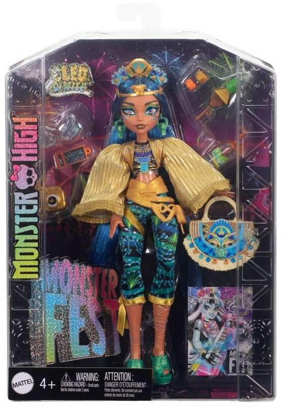 Monster High Cleo De Nile doll, Monster High Festival of Monsters, Monster Fest Cleo De Nile HXH81