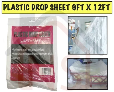 Plastic Sheet Cover/ PVC Sheet/ Drop Cloth/ Drop Sheet/ Floor Protection/ Painting Furniture Cover
