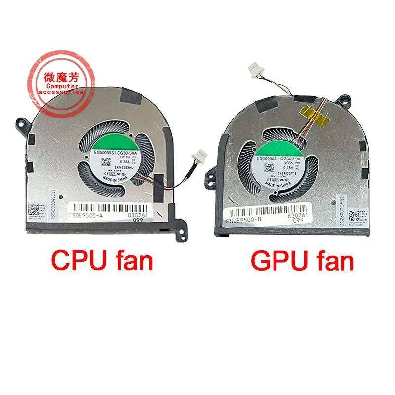 New Laptop CPU GPU Cooling Fan For DELL Latitude 14 7400 E7400 XPS 15 9500 9510 9520 Precision 5550 M5500 5560 5570 P91F Giá 440,788 Đồng*Miễn phí vận chuyển