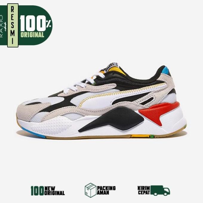 puma rs x3 black white