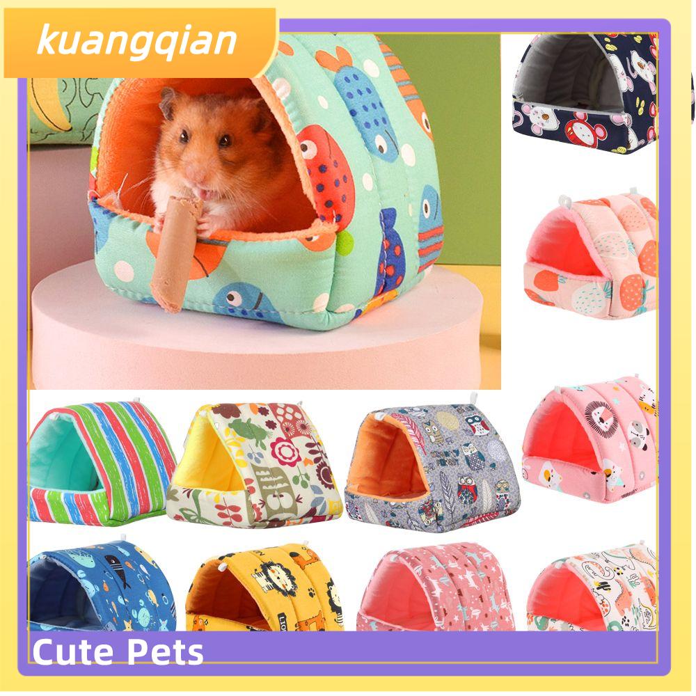 KUANGQIAN Colorful Rabbit Squirrel Comfortable Mini Cage Hamster House