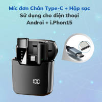 Micro thu âm không dây cài áo TORRAS  mic không dây Mic livestream cài áo - sử dụng cho quay video- vlog-Kèm Dock Sạc