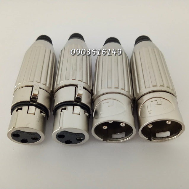 Bộ 4 jack canon sọc