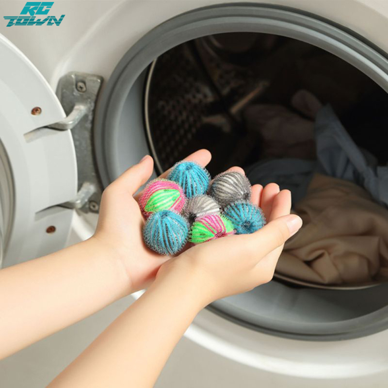 Pet Hair Removal Laundry Ball Anti-winding Washing Remover Pet Supplies ราคา 11 บาท*ส่งฟรี