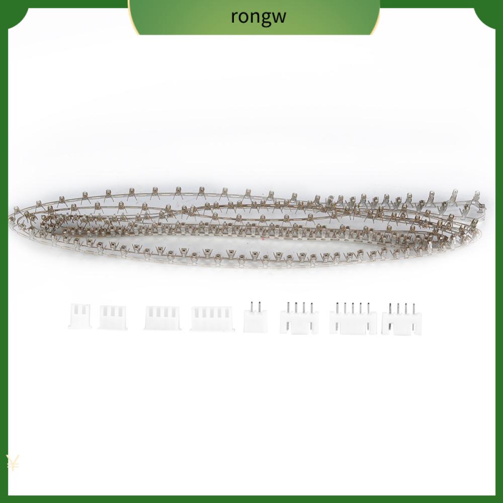 RONGW 560PCS Khoảng cách 2.54mm Vỏ kết nối pin Nam Nữ JST-XHP2/3/4/5. Bộ đầu nối crim Bền bỉ Tiêu đề bị che khuất Bộ dụng cụ thay thế