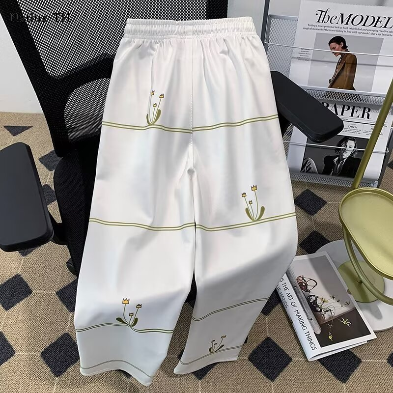 YIWEILIAN หลอดตรงซักผ้าศิลปะอารมณ์ที่เรียบง่ายฮาราจูกุแฟชั่นญี่ปุ่นเทรนด์ใหม่ขี้เกียจโจ๊กฤดูใบไม้ร่วง - ยี่ห้อ YIWEILIAN ราคา 185 บาท*ส่งฟรี