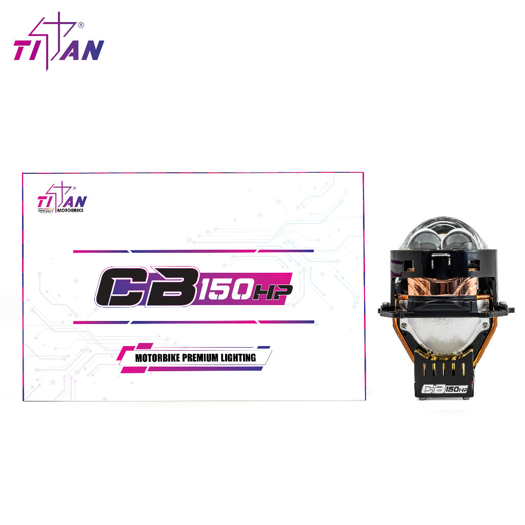 [CHÍNH HÃNG] Bi-led Titan CB150 HP 75W - gương cầu biled auto365 moto ô tô xe máy GTR CB150hp cb 150