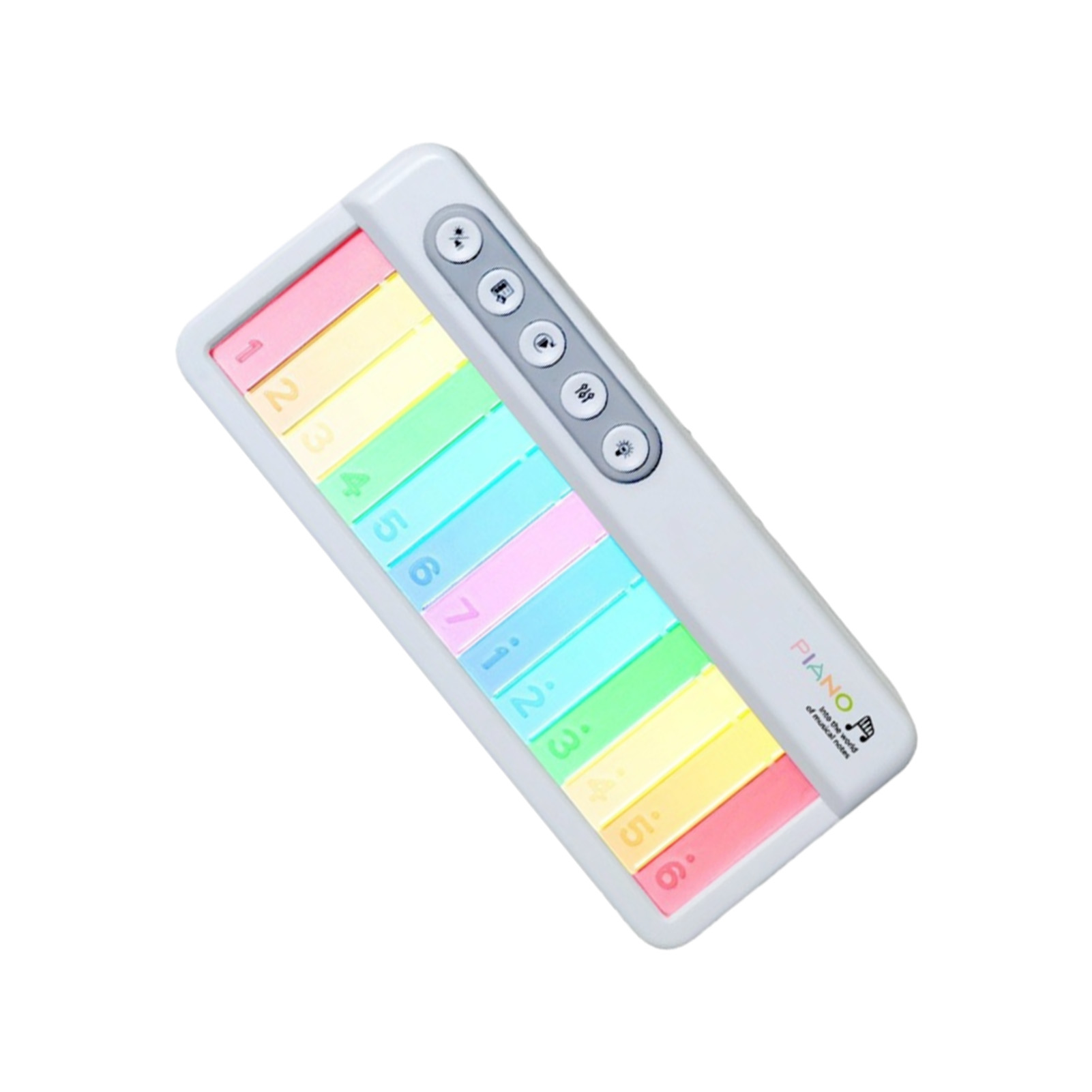 Btuty 13 Key bàn phím âm nhạc Đàn Piano Xách Tay Đàn piano điện Với Ánh Sáng 3 chế độ chiếu sáng 13 Demo Bài Hát Cho Người Mới Bắt Đầu Trẻ Em Người Lớn Nhạc Cụ